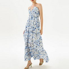 2 Pks V Neck Loose Floral Maxi Summer Dresses